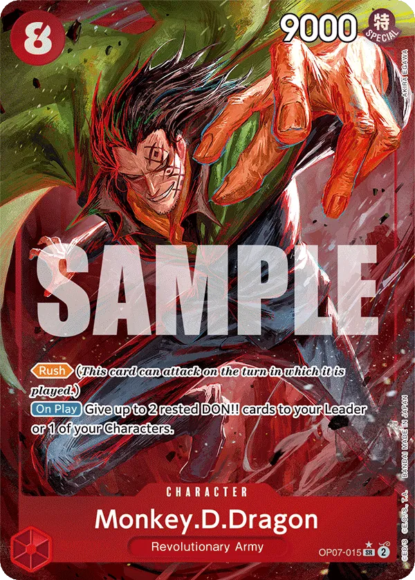 Monkey.D.Dragon (OP07-015) OP07 Alternate Art (AA)