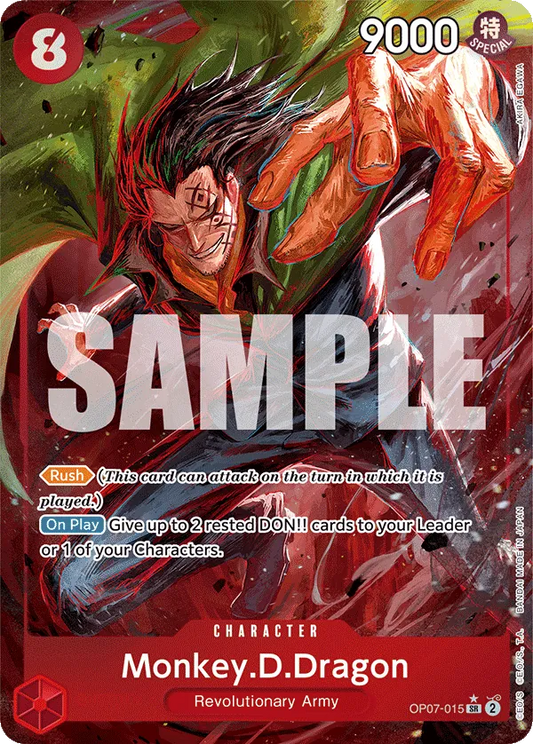 Monkey.D.Dragon (OP07-015) OP07 Alternate Art (AA)