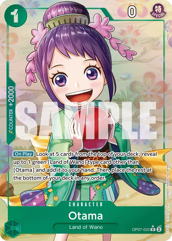 Otama (OP07-022) OP07 Alternate Art (AA)