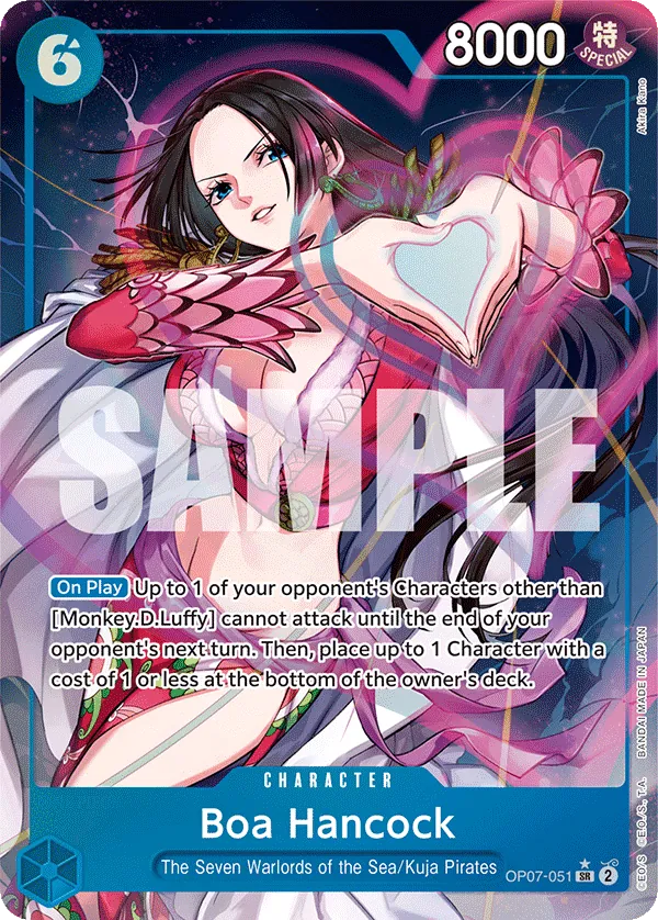 Boa Hancock (OP07-051) OP07 Alternate Art (AA)