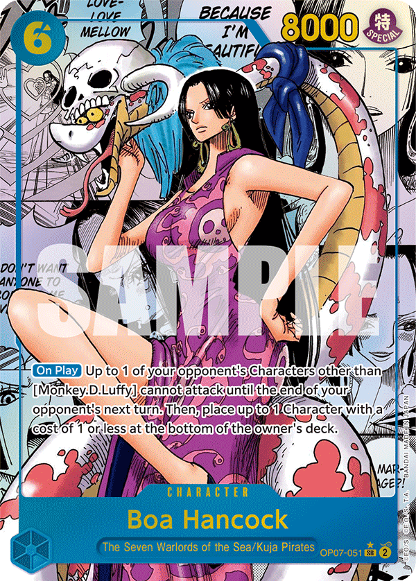 Boa Hancock (OP07-051) OP07 Manga Rare