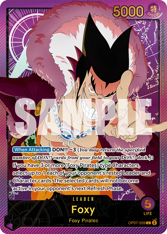 Foxy (OP07-059) EB02 Leader Alt Art (AA)