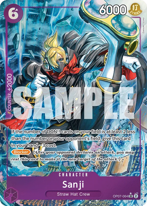 Sanji (OP07-064) OP07 Alternate Art (AA)