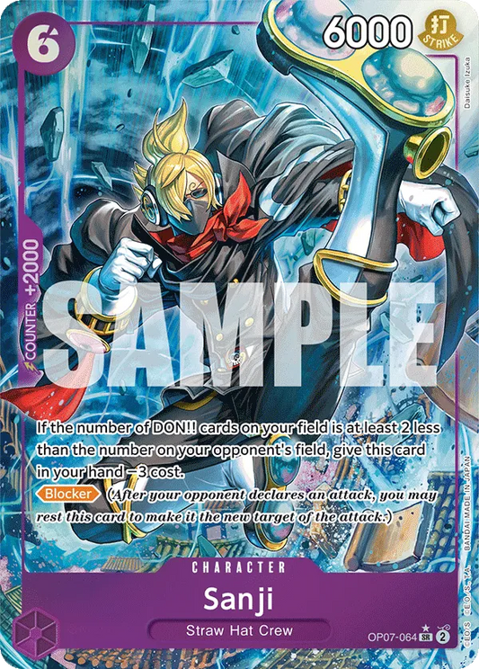 Sanji (OP07-064) OP07 Alternate Art (AA)