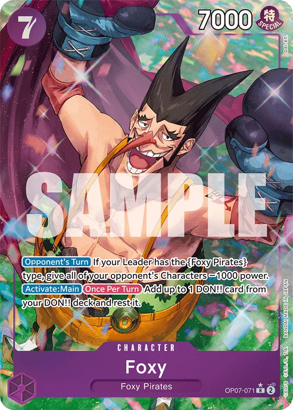 Foxy (OP07-071) OP07 Alternate Art (AA)