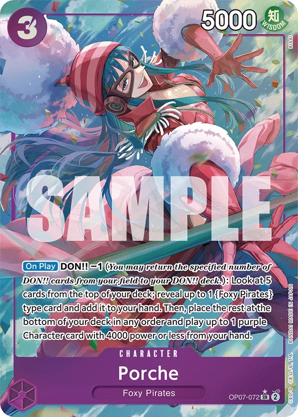 Porche (OP07-072) OP07 Alternate Art (AA)