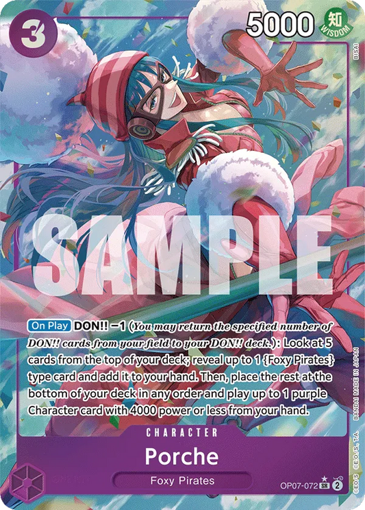 Porche (OP07-072) OP07 Alternate Art (AA)