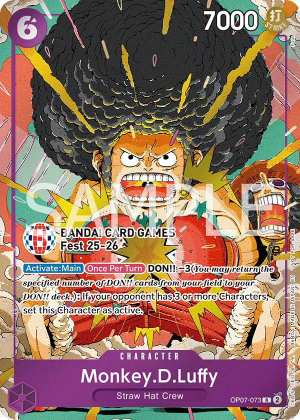 Monkey D.Luffy (OP07-073) Bandai Card Games Fest 25-26 Promo Giveaway