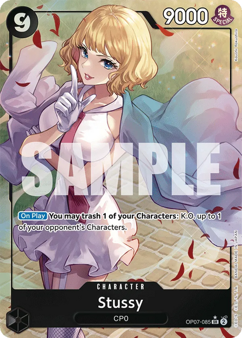 Stussy (OP07-085) OP07 Alternate Art (AA)