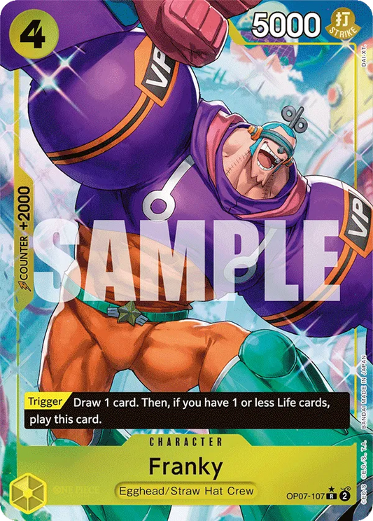 Franky (OP07-107) OP07 Alternate Art (AA)