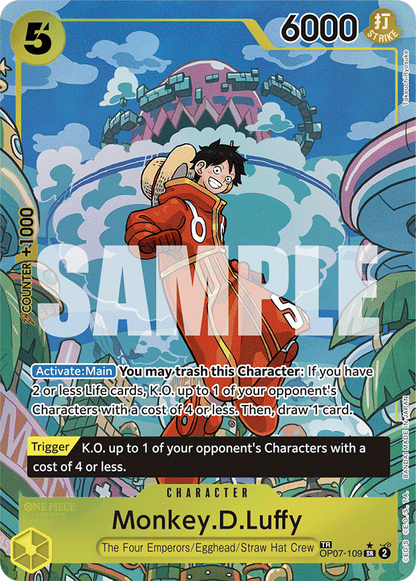 Monkey D. Luffy (OP07-109) OP08 Treasure Rare