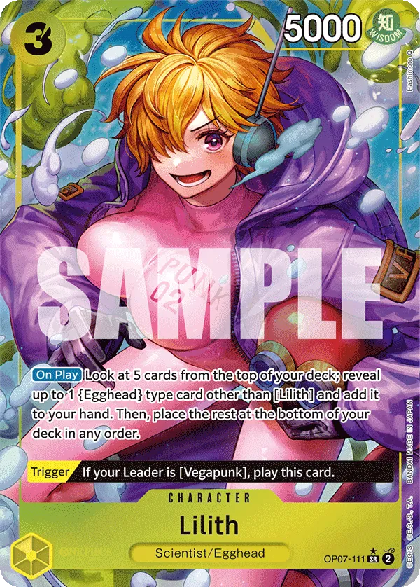 Lilith (OP07-111) OP07 Alternate Art (AA)
