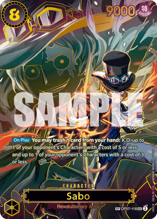 Sabo (OP07-118) OP13 Special Rare (SP)