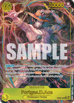 Portgas D. Ace (OP07-119) OP07 Secret Rare (SEC) Alt Art (AA)
