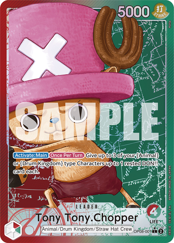 Tony Tony Chopper (OP08-001) OP08 Leader Alt Art (AA)