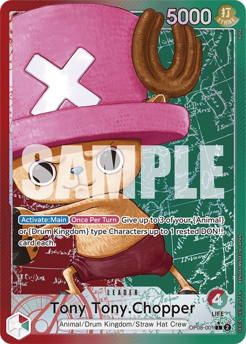 Tony Tony Chopper (OP08-001) OP08 Leader Alt Art (AA)