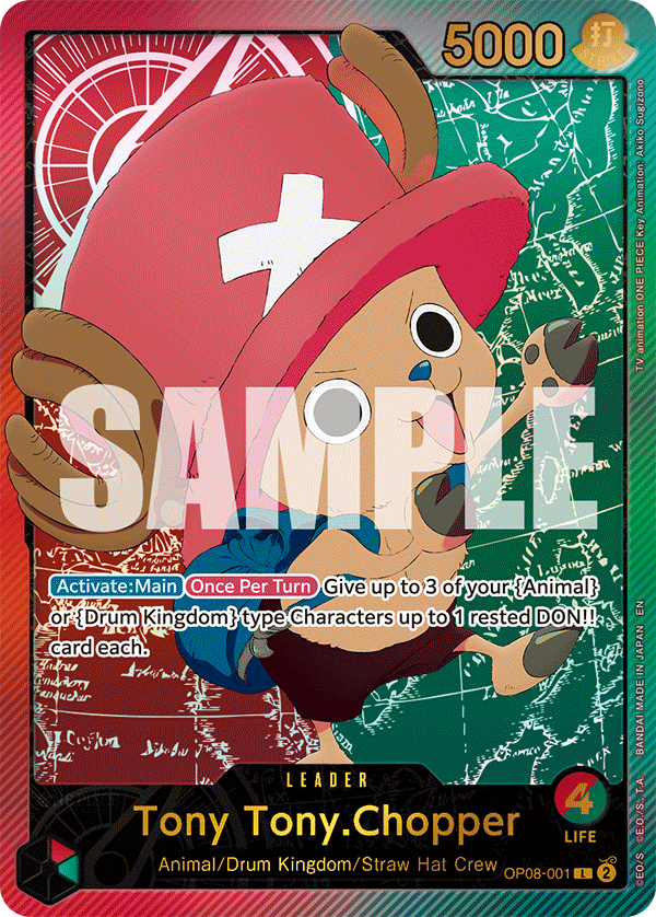 Tony Tony Chopper (OP08-001) EB02 Leader Alt Art (AA)