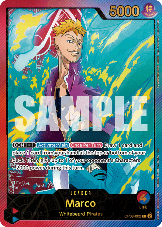 Marco (OP08-002) EB02 Leader Alt Art (AA)