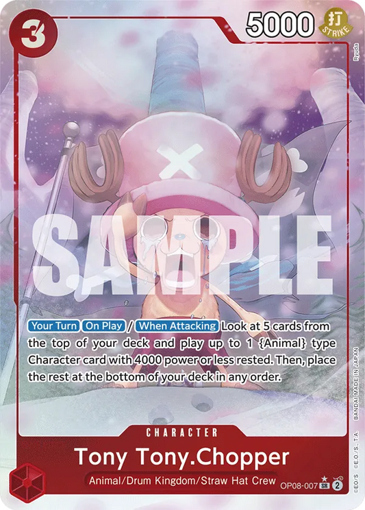 Tony Tony.Chopper (OP08-007) OP08 Alternate Art (AA)