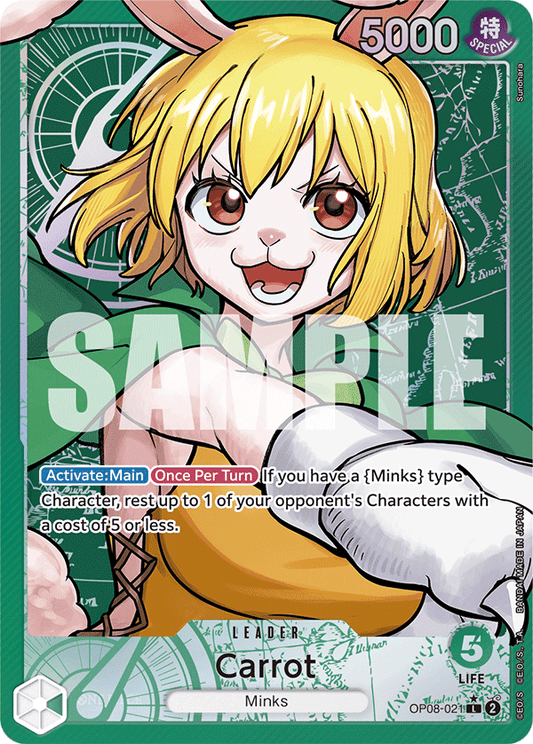Carrot (OP08-021) OP08 Leader Alt Art (AA)