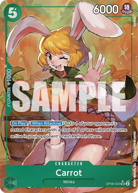 Carrot (OP08-023) OP08 Alternate Art (AA)