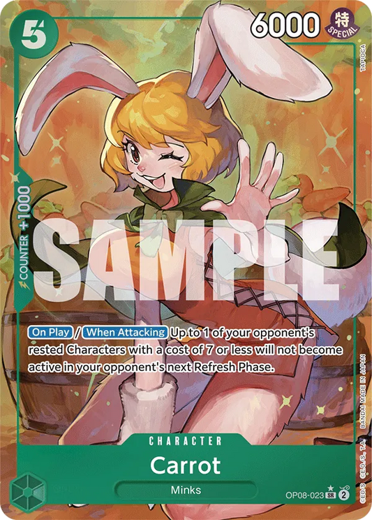 Carrot (OP08-023) OP08 Alternate Art (AA)