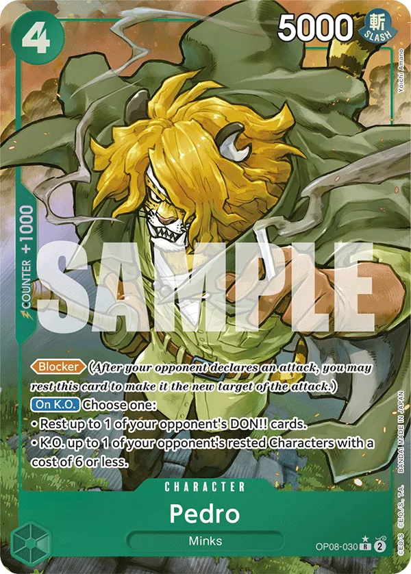 Pedro (OP08-030) OP08 Alternate Art (AA)