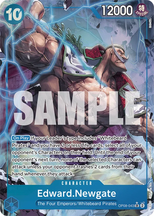 Edward.Newgate (OP08-043) OP08 Alternate Art (AA)