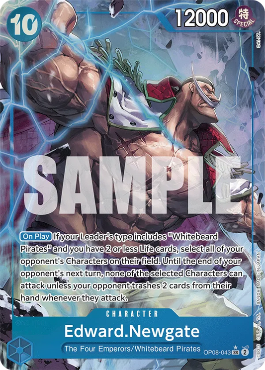 Edward.Newgate (OP08-043) OP08 Alternate Art (AA)