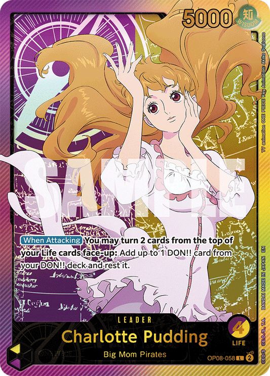 Charlotte Pudding (OP08-058) EB02 Leader Alt Art (AA)