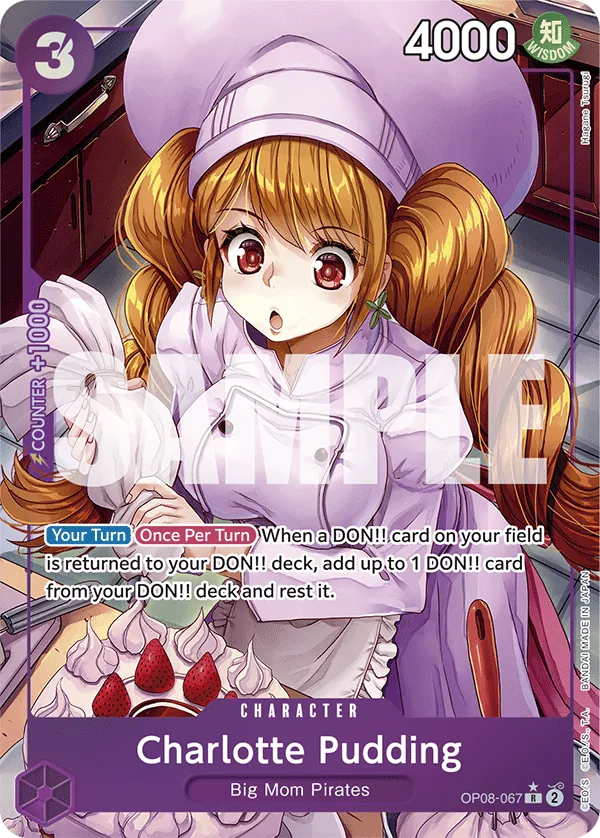 Charlotte Pudding (OP08-067) OP08 Alternate Art (AA)
