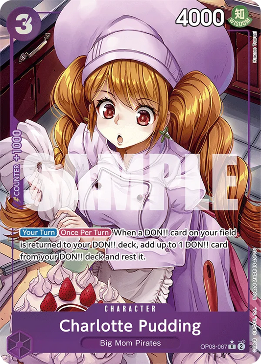 Charlotte Pudding (OP08-067) OP08 Alternate Art (AA)