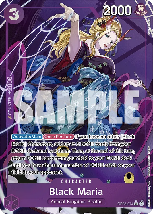 Black Maria (OP08-074) OP08 Alternate Art (AA)