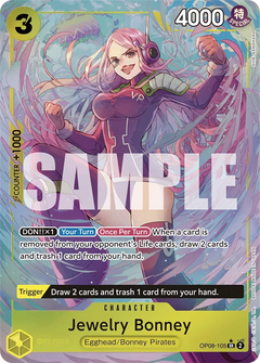 Jewelry Bonney (OP08-105) OP08 Alternate Art (AA)