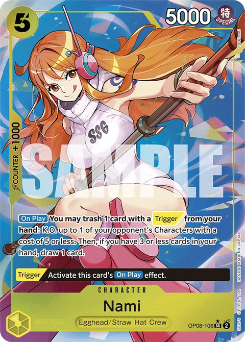 Nami (OP08-106) OP08 Alternate Art (AA)