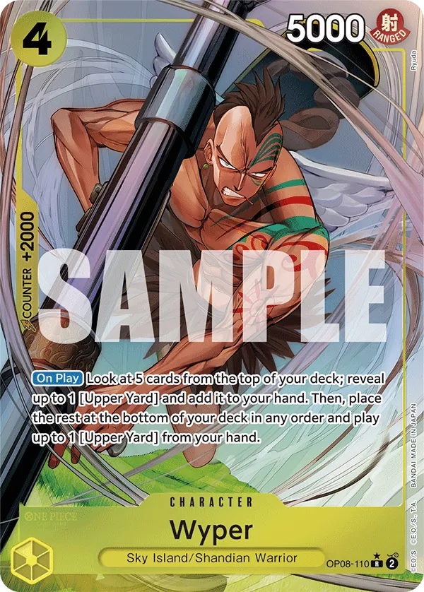 Wyper (OP08-110) OP08 Alternate Art (AA)