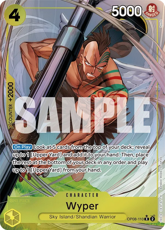 Wyper (OP08-110) OP08 Alternate Art (AA)