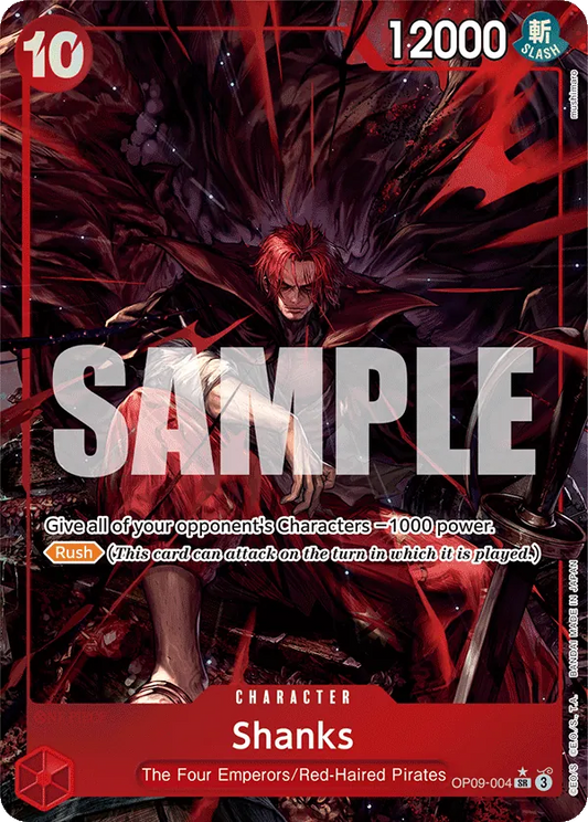 Shanks (OP09-004) OP09 Alternate Art (AA)