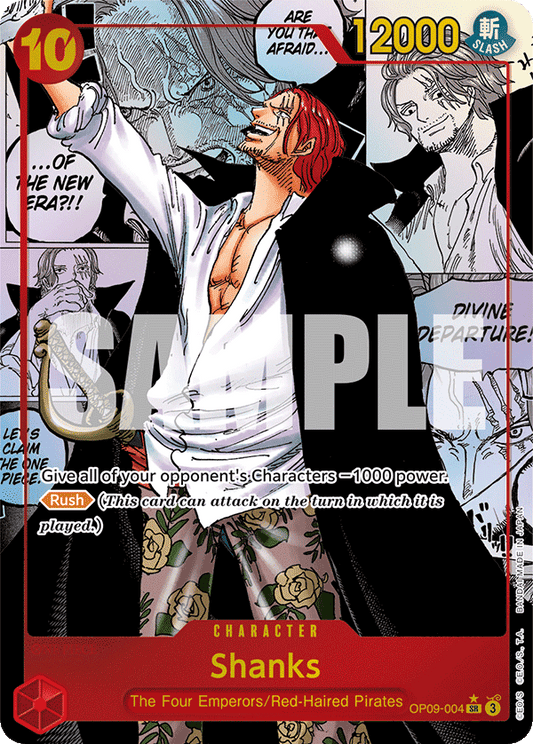 Shanks (OP09-004) OP09 Manga Rare