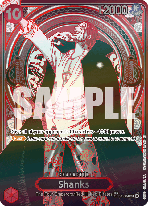 Shanks (OP09-004) OP13 Silver Special Rare (SP)