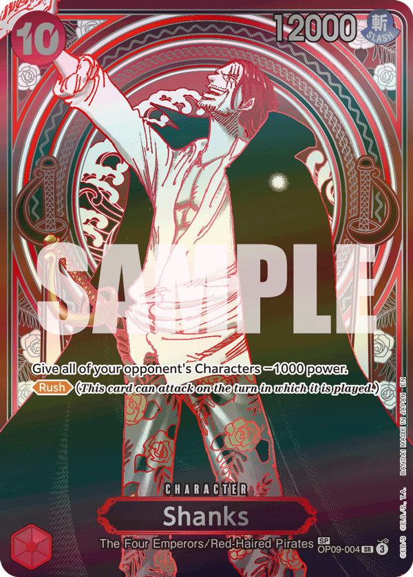 Shanks (OP09-004) OP13 Silver Special Rare (SP)