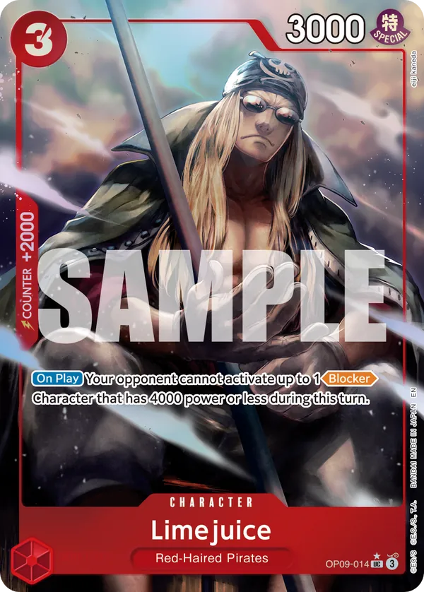 Limejuice (OP09-014) PRB02 Alternate Art (AA)