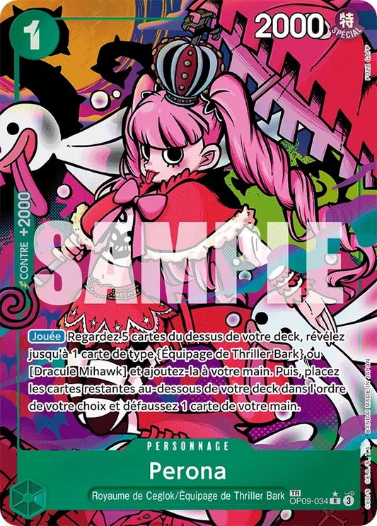 Perona (OP09-034) French OP10 Treasure Rare