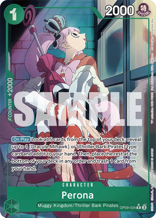 Perona (OP09-034) OP09 Alternate Art (AA)