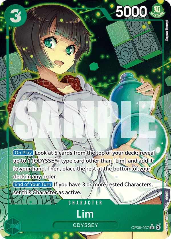Lim (OP09-037) OP09 Alternate Art (AA)