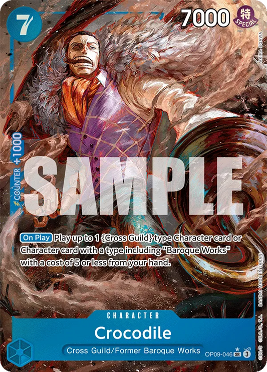 Crocodile (OP09-046) OP09 Alternate Art (AA)
