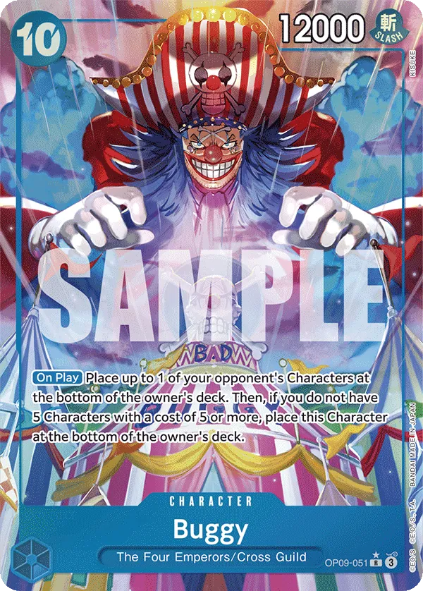 Buggy (OP09-051) OP09 Alternate Art (AA)