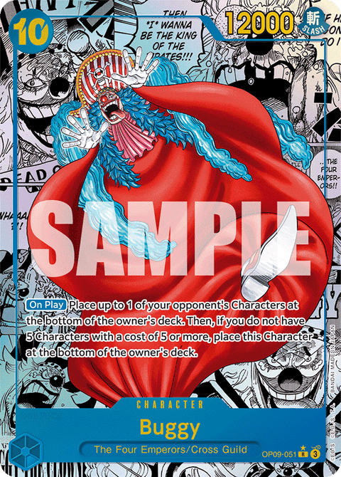 Buggy (OP09-051) OP09 Manga Rare