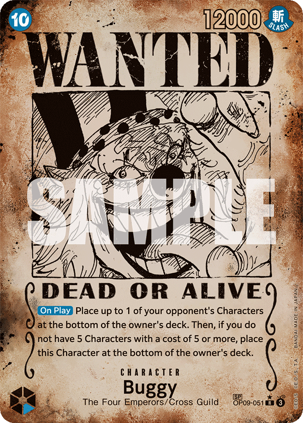 Buggy (OP09-051) OP09 Special Rare (SP)
