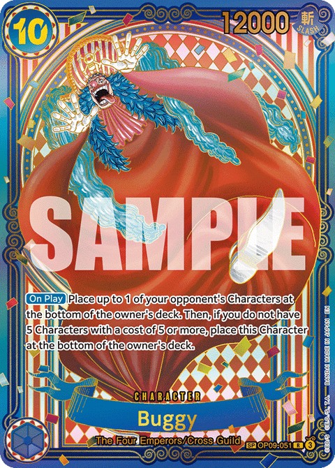 Buggy (OP09-051) OP14-EB04 Golden Special Rare